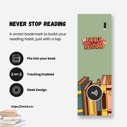Never Stop Reading | NFC and QR based reading streak tracker