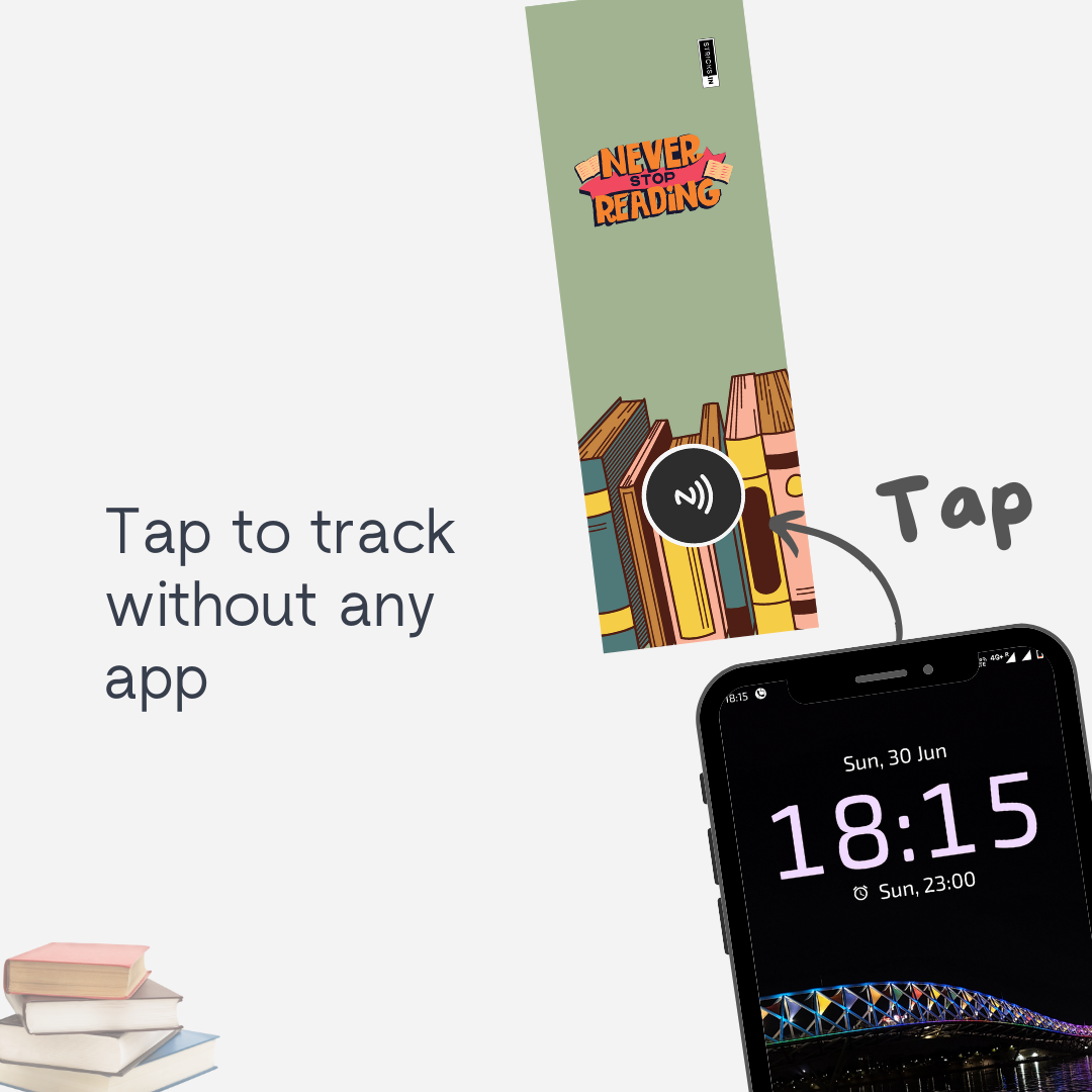 Never Stop Reading | NFC and QR based reading streak tracker