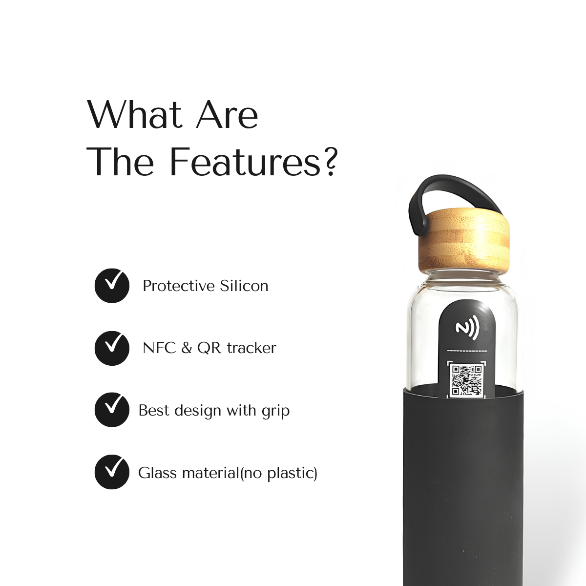 NFC & QR based water tracking bottle